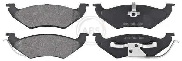 ABS 38715 Колодки тормозные