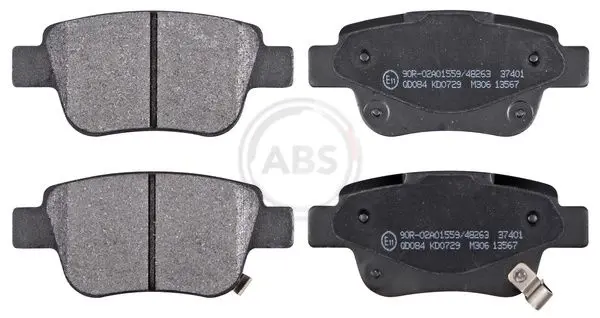 ABS 37401 Комплект тормозных колодок