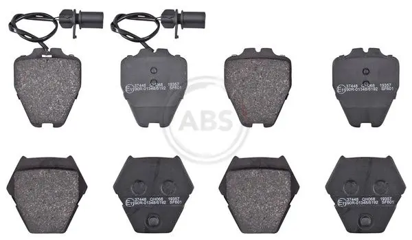 ABS 37448 комплект колодок для дисковых