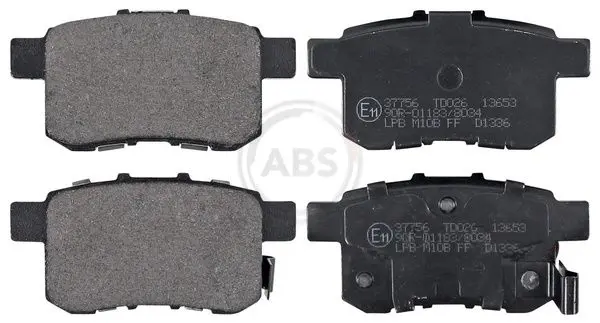 ABS 37756 Комплект тормозных колодок,