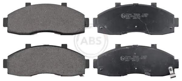 ABS 37044 Комплект тормозных колодок