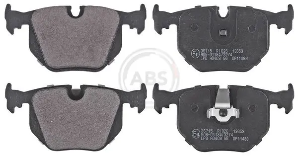 ABS 36715 комплект колодок для дисковых