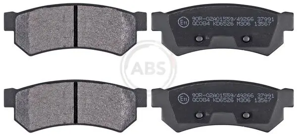 ABS 37991 Комплект тормозных колодок