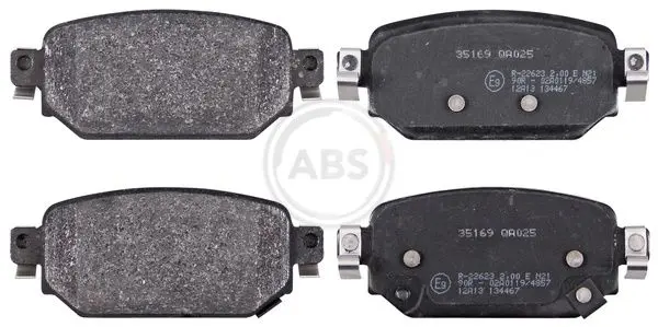 ABS 35169 Тормозные колодки