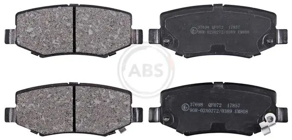 ABS 37698 комплект колодок для дисковых