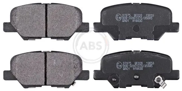 ABS 37975 комплект колодок для дисковых