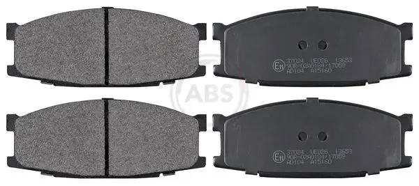 ABS 37024 Комплект тормозных колодок