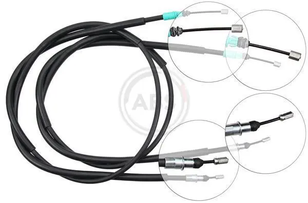 ABS K10765 трос ручного тормоза