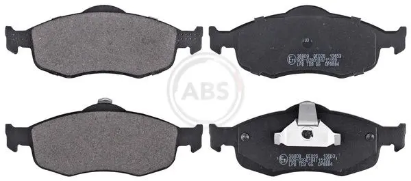 ABS 36809 Комплект тормозных колодок