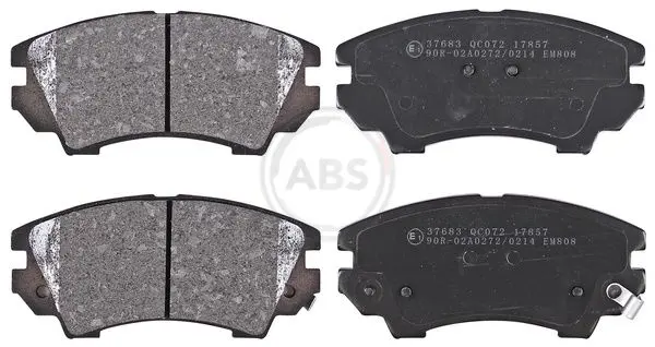 ABS 37683 Колодки тормозные передние OE