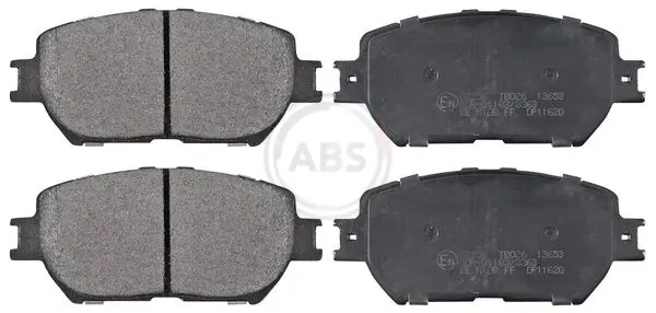 ABS 37356 комплект колодок для дисковых