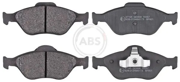 ABS 37195 Колодки тормозные FORD