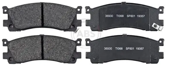 ABS 36930 Колодки тормозные MAZDA XEDOS