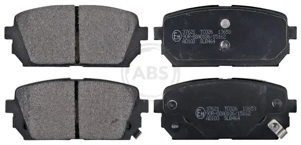 ABS 37621 Комплект тормозных колодок