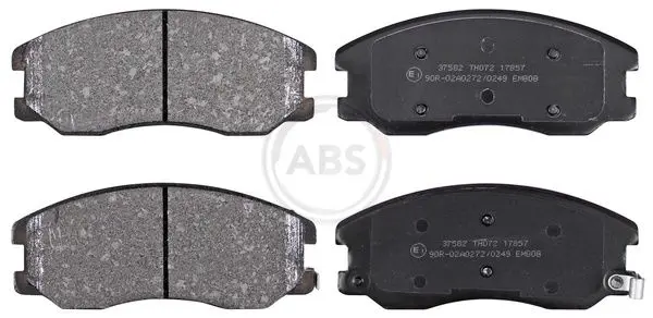 ABS 37582 Колодки тормозные дисковые