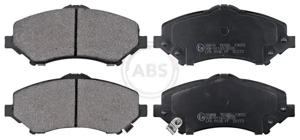ABS 38418 комплект колодок для дисковых