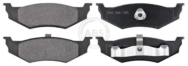 ABS 38782 Комплект дисковых тормозных