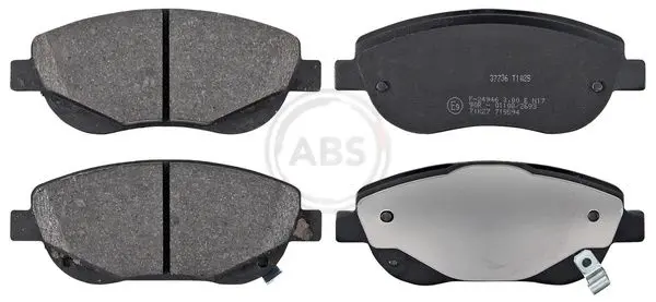  ABS ABS 37736 Комплект тормозных