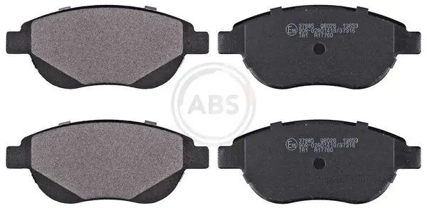 ABS 37885 Комплект тормозных колодок