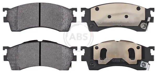 ABS 37187 комплект колодок для дисковых