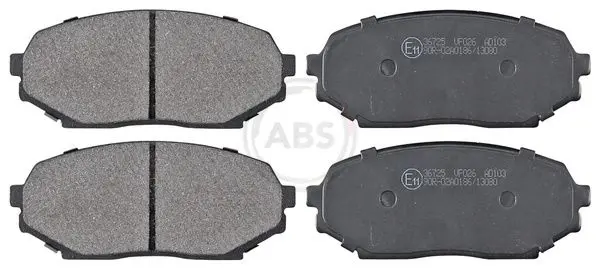 ABS 36725 Комплект тормозных колодок