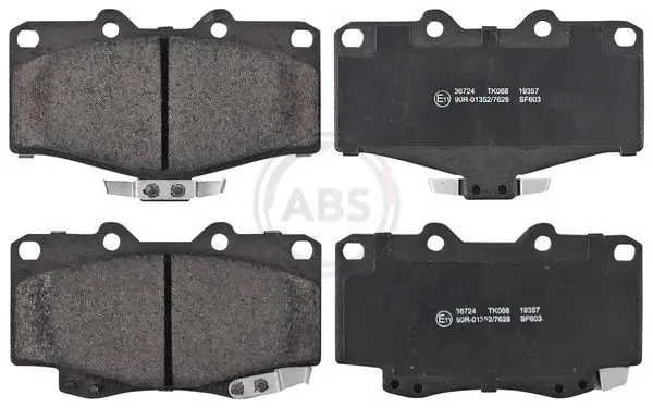 ABS 36724 Колодки тормозные TOYOTA