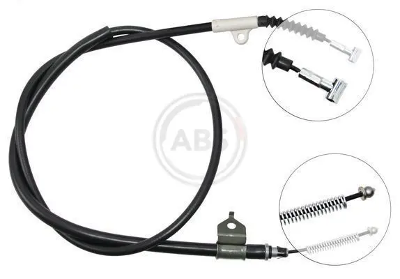 ABS K11828 трос ручного тормоза
