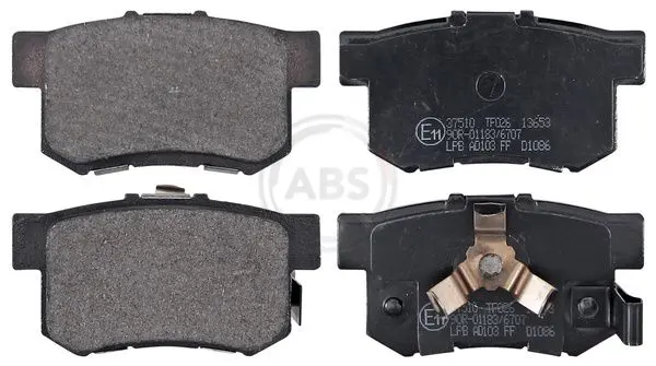 ABS 37510 Колодки тормозные дисковые,