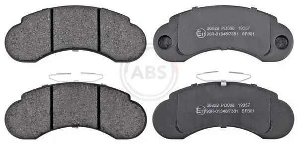 ABS 36828 комплект колодок для дисковых