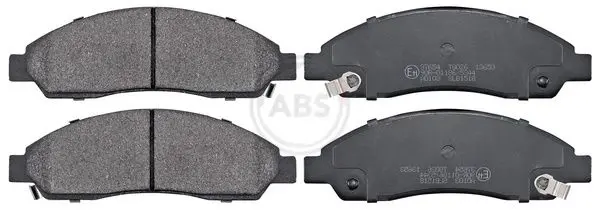 ABS 37654 Комплект тормозных колодок
