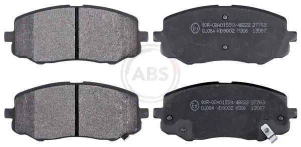 ABS 37763 Комплект тормозных колодок