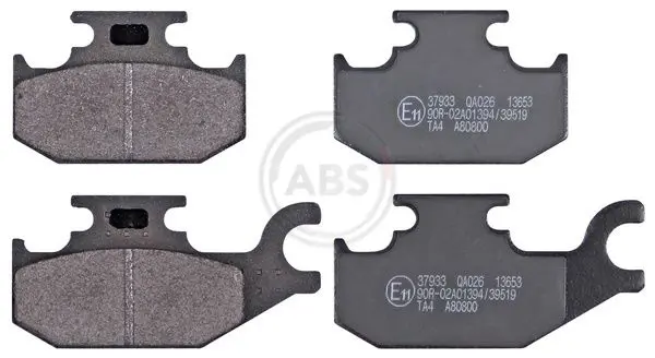 ABS 37933 Комплект тормозных колодок