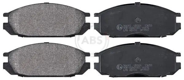 ABS 36693 Комплект тормозных колодок