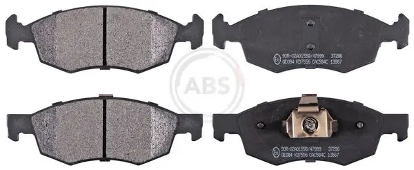 ABS 37286 Комплект тормозных колодок