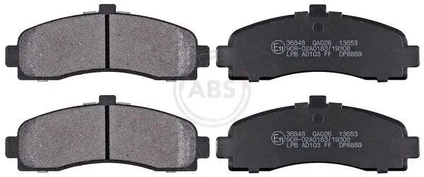 ABS 36848 Комплект тормозных колодок