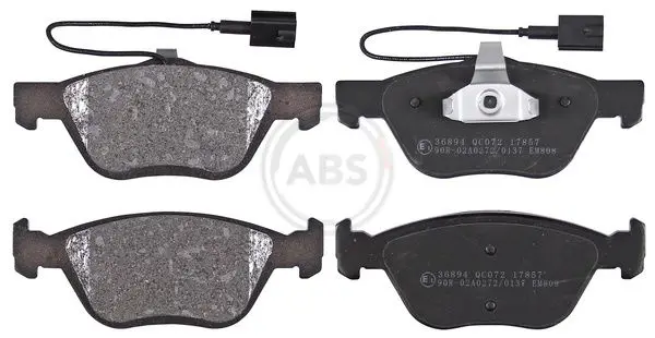 ABS 36894 Комплект тормозных колодок