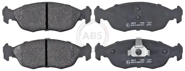 ABS 36978 Комплект тормозных колодок