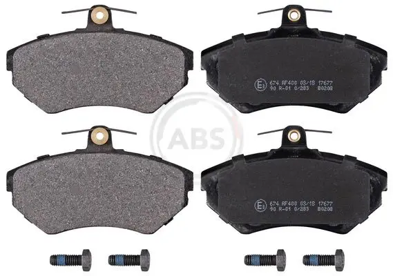 ABS 37010 Комплект тормозных колодок