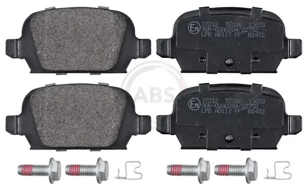 ABS 37212 Колодки тормозные OPEL Corsa