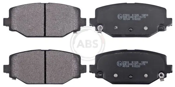 ABS 37924 Комплект тормозных колодок