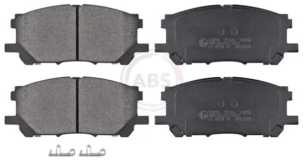 ABS 37458 Колодки тормозные дисковые
