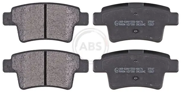 ABS 37597 Комплект тормозных колодок