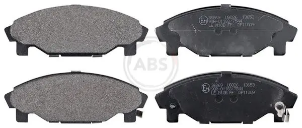 ABS 36869 Комплект тормозных колодок