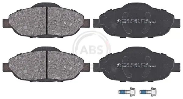 ABS 37607 Колодки тормозные PEUGEOT 3008