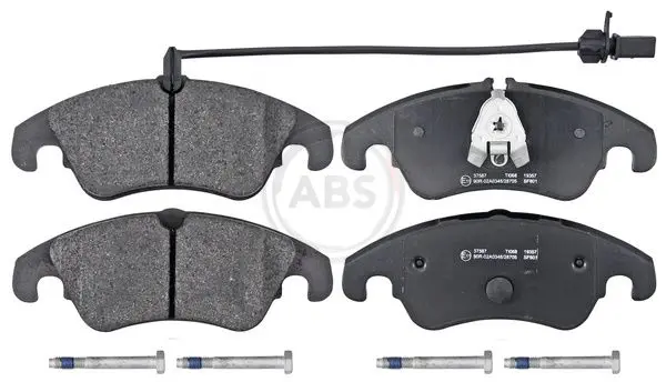 ABS 37587 Комплект тормозных колодок
