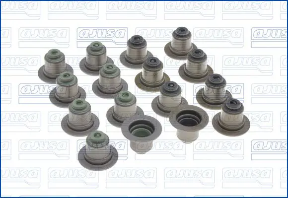 Ajusa 57043100 Комплект маслосъемных