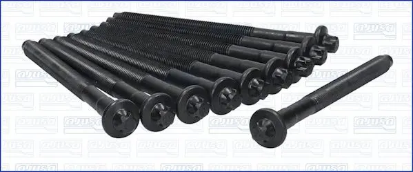 AJUSA 81008000 Комплект болтов ГБЦ