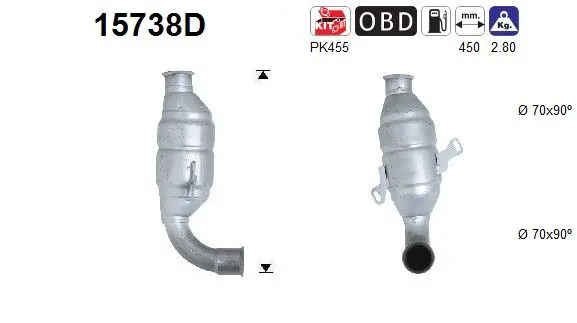 AS 15738D Катализатор