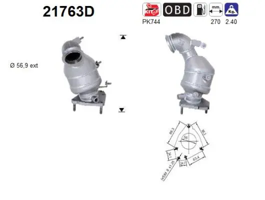 AS 21763D Катализатор