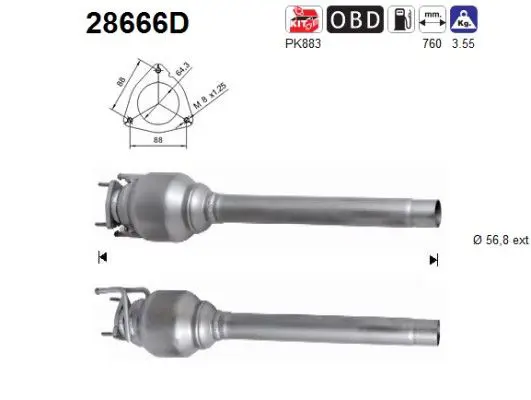 AS 28666D Катализатор